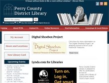 Tablet Screenshot of pcdl.org